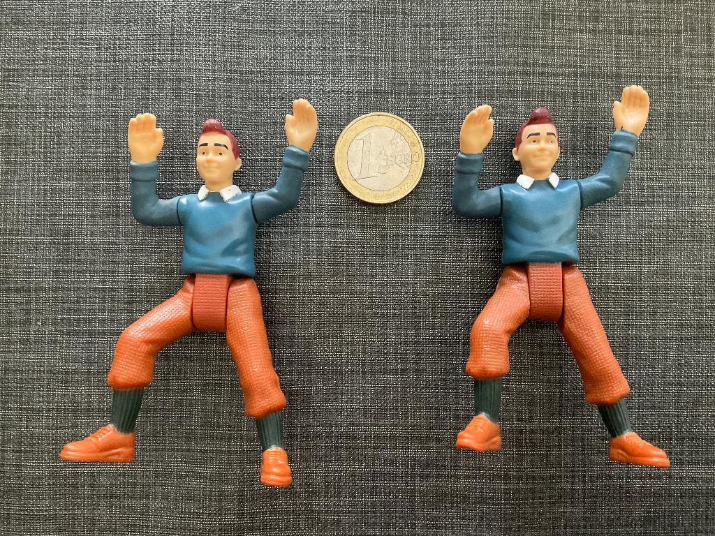 Kuifje TinTin Figuur ,,, 2 stuks -- B01, Verzamelen, Ophalen, Zo goed als nieuw