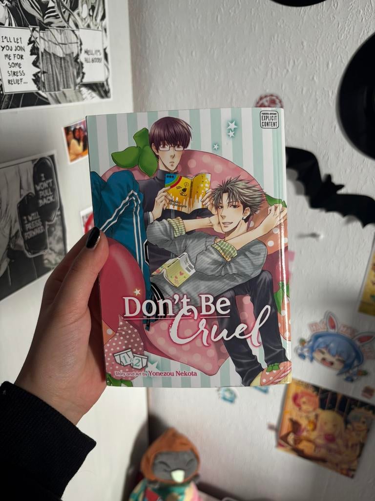 Don’t be cruel vol 1&2 BL/Yaoi manga, Ophalen of Verzenden, Zo goed als nieuw