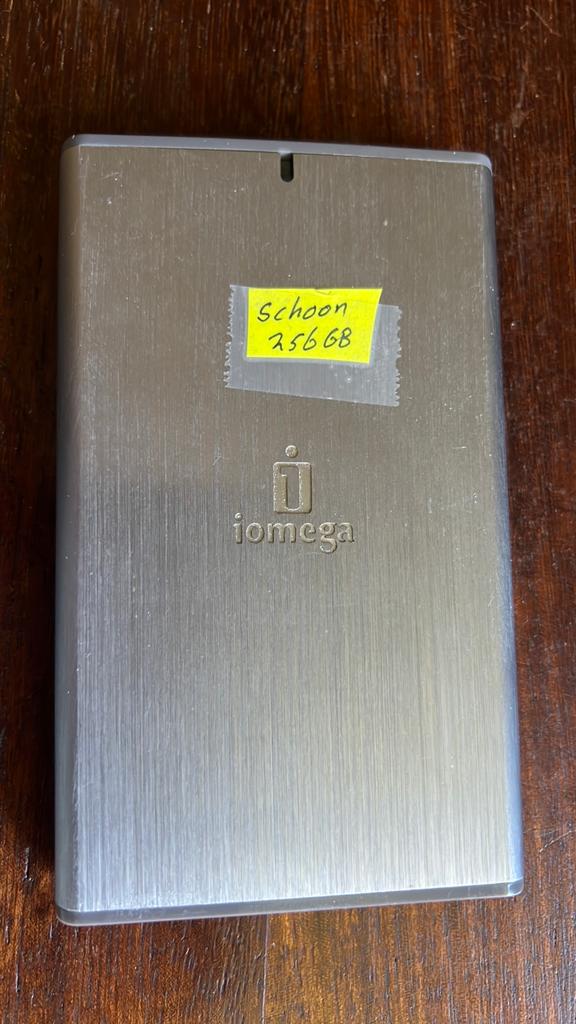 Iomega Externe Harde Schijf 256 GB, Computers en Software, Harde schijven, Gebruikt, Server, HDD, Ophalen of Verzenden