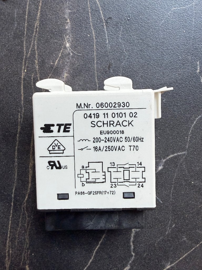 Miele verwarmingsrelais 06002930 Schrack | Origineel Miele, Ophalen of Verzenden, Nieuw
