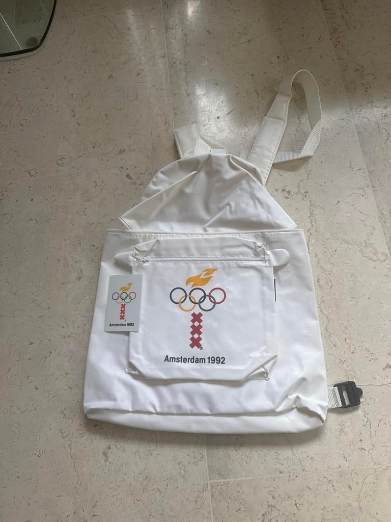 Vintage Olympische Rugtas Amsterdam 1992 - Nieuw met label, Overige merken, 25 tot 40 cm, Nieuw, Ophalen of Verzenden
