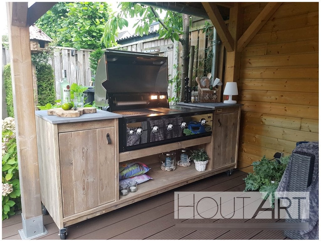 Buitenkeuken Boretti Ibrido / Ligorio top BSC, Vrijstaand, Info@hout-art.nl, Nieuw, Ophalen of Verzenden