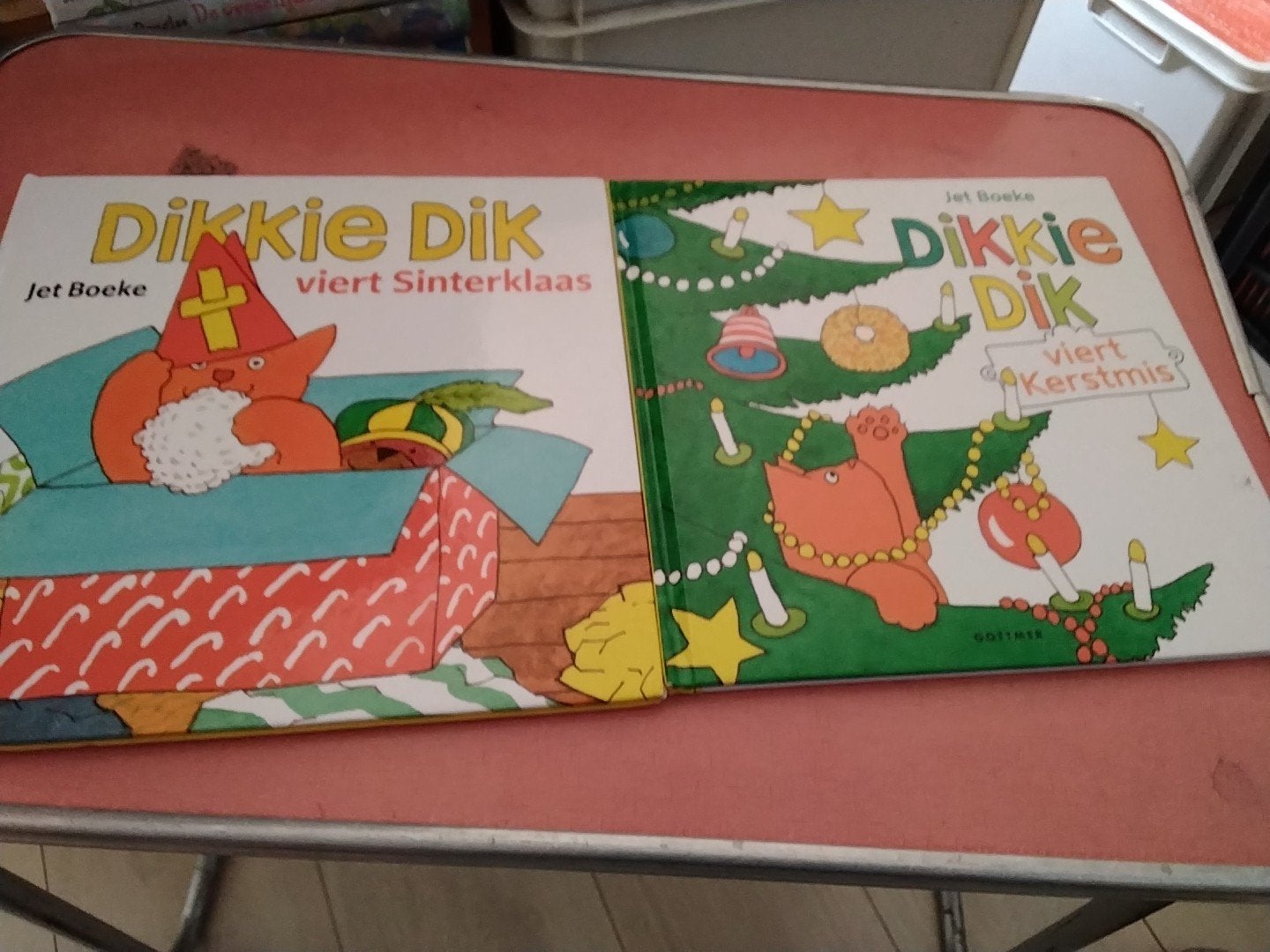 Jet boeke dikkie dik viert sinterklaas en kerst € 2 per stuk, 5 of 6 jaar, Fictie algemeen, Jongen of Meisje, Ophalen of Verzenden