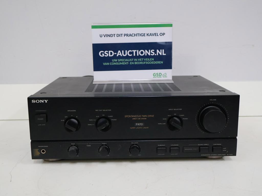 Sony Integrated Stereo Amplifier, Ophalen of Verzenden, Niet ingevuld, Niet ingevuld, Niet ingevuld