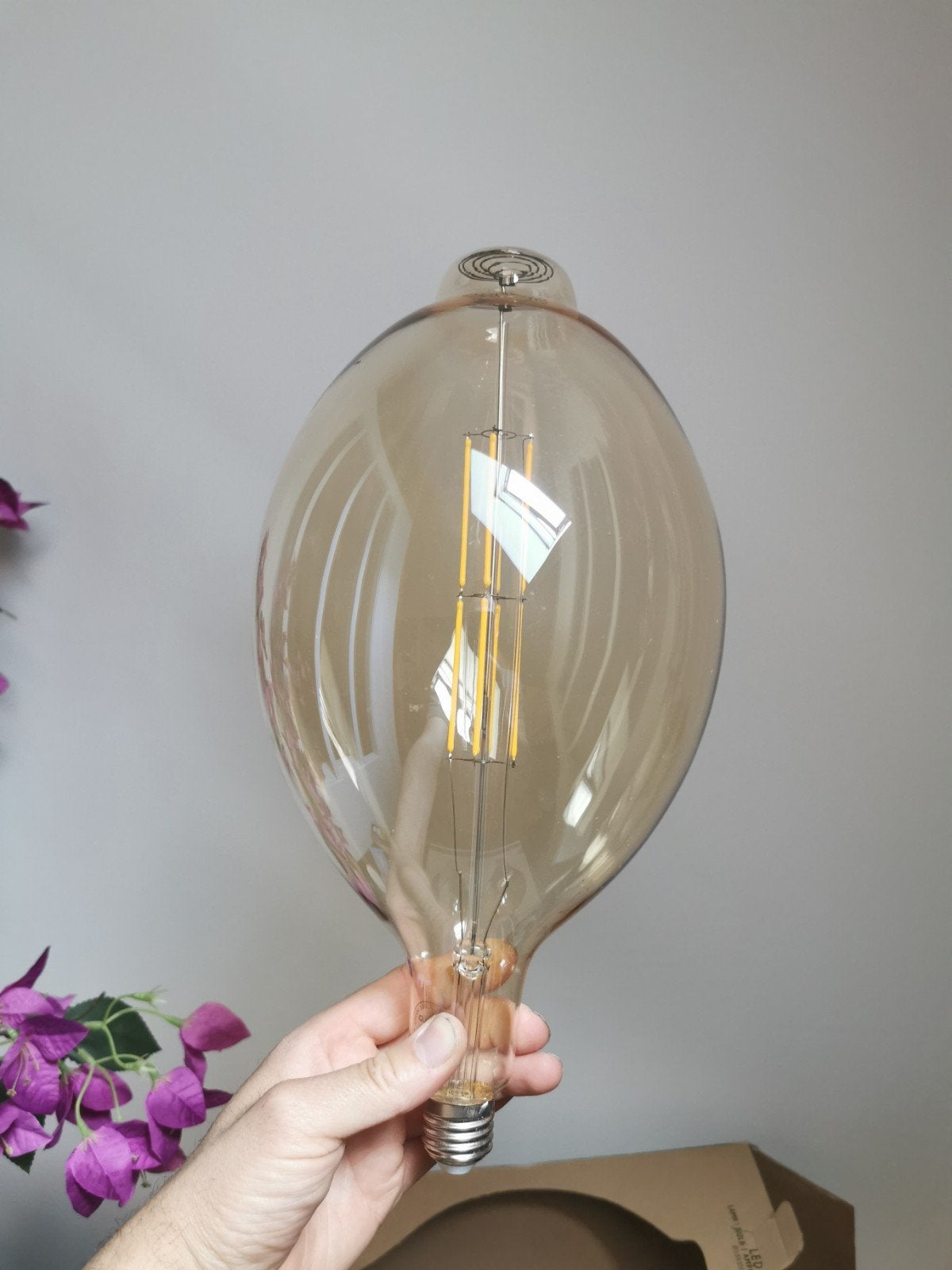 5 Vintage LED lamp warm geel in perfecte staat, Ophalen