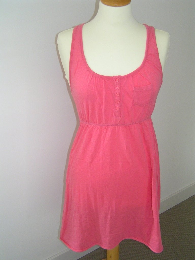 Eenvoudig tricot jurkje maat 34., H&M, Nieuw, Ophalen of Verzenden, Roze