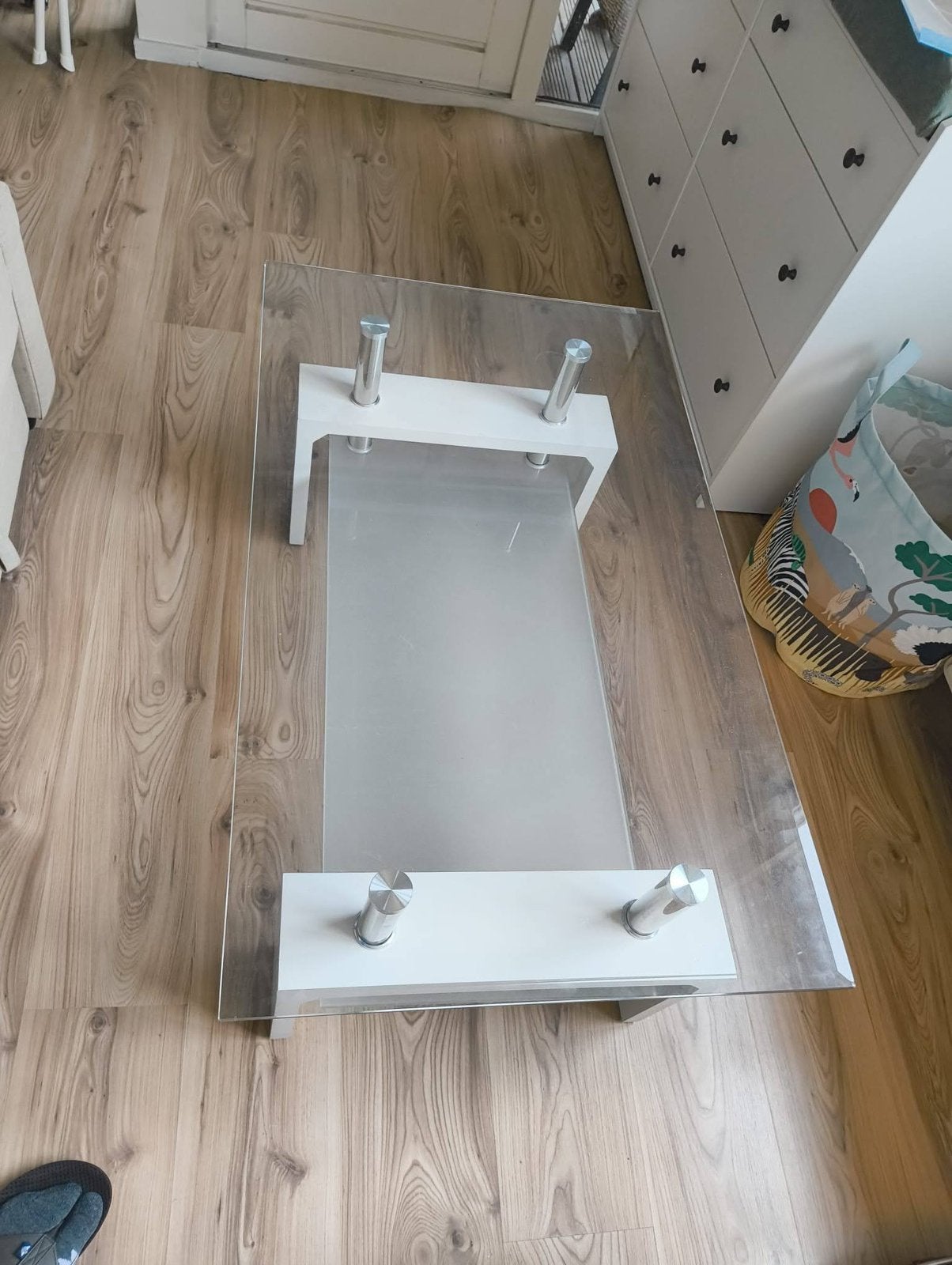 Glass Coffee Table, Ophalen, Zo goed als nieuw