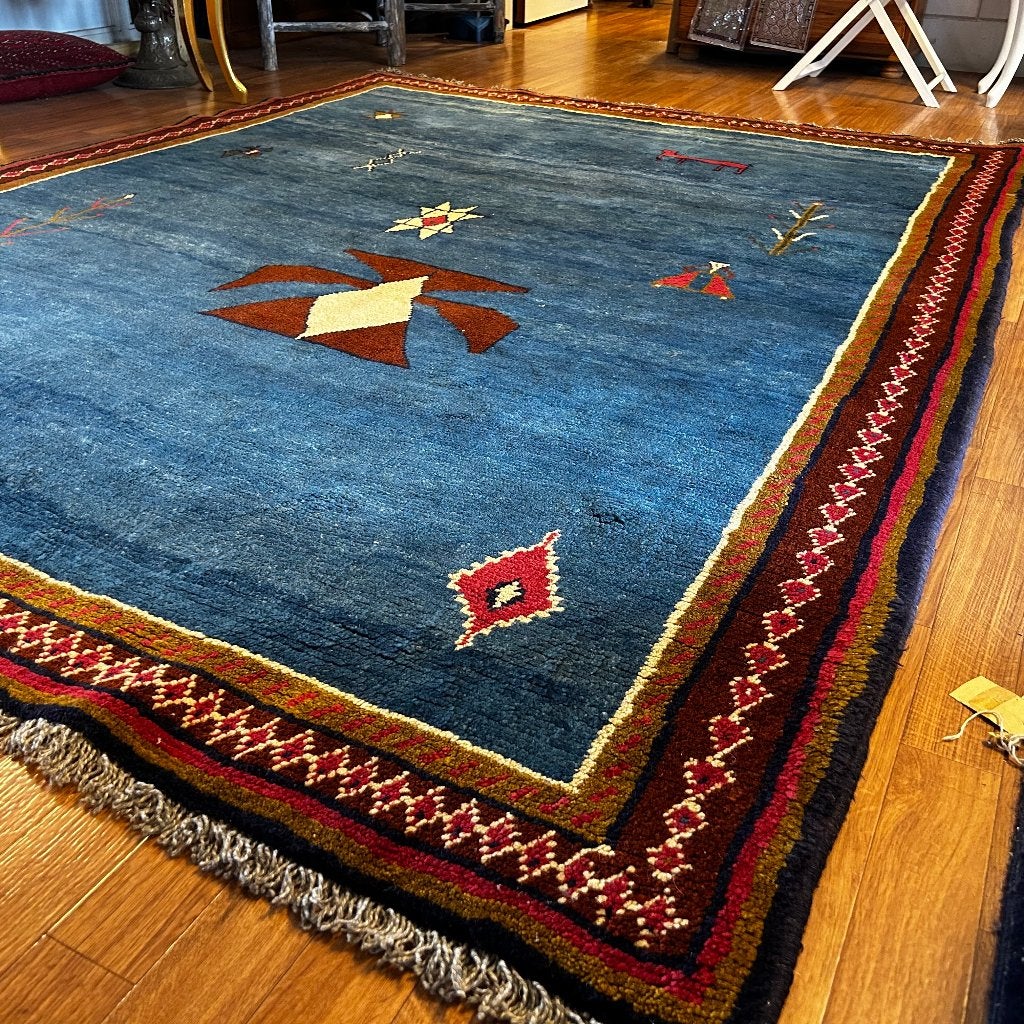 perzisch tapijt gabbeh - 275 x 210 cm – Gratis bezorgd, TTM Wonen, Meubels – (Perzische) Tapijten en Woonaccessoires, Ophalen of Verzenden