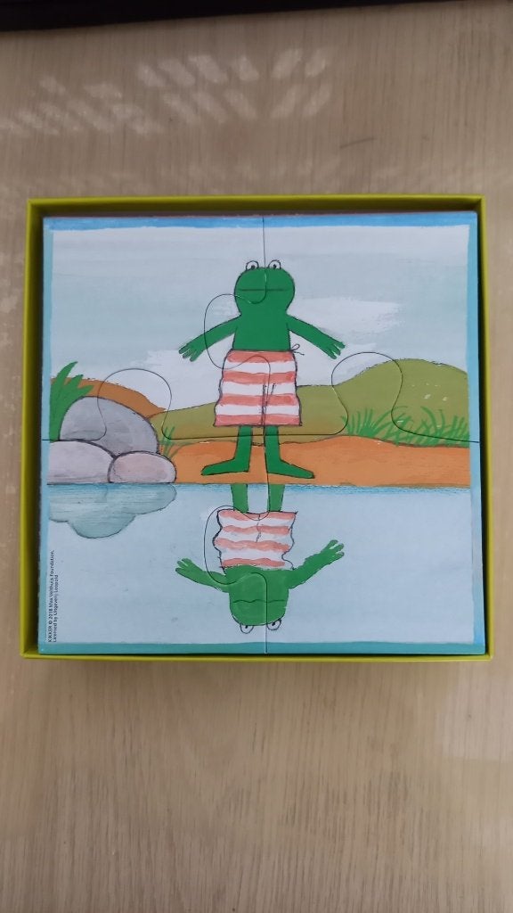 puzzel Kikker, Ophalen of Verzenden, 10 tot 50 stukjes, Zo goed als nieuw, 2 tot 4 jaar