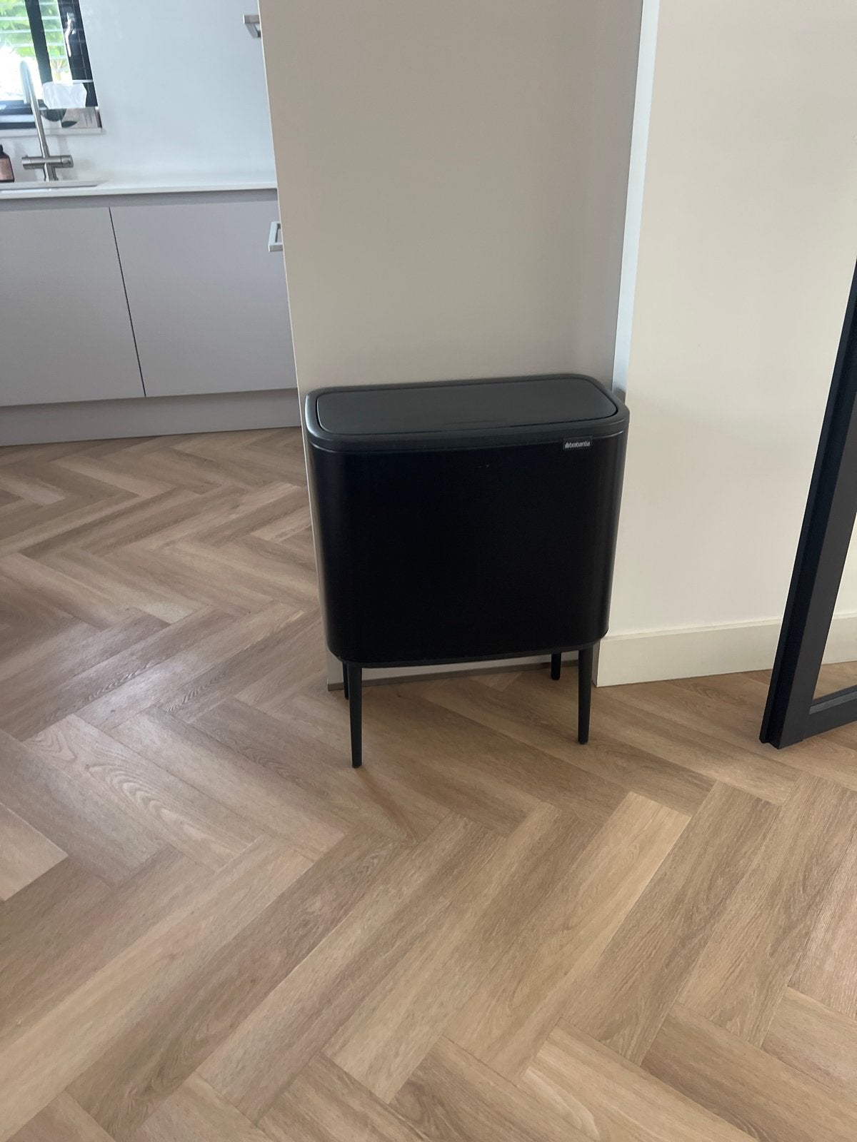 Brabantia Bo Touch Bin 3x11 liter - Zo goed als nieuw, 30 tot 40 liter, Ophalen, Zo goed als nieuw, Metaal