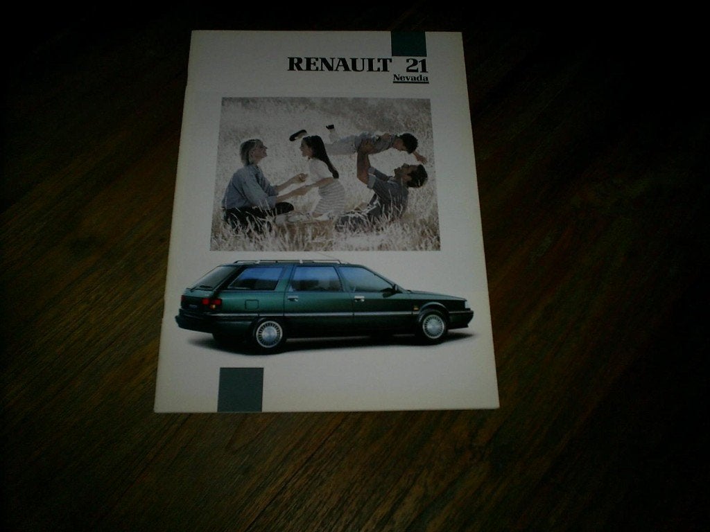 Renault 21 Nevada 8 / 1991 32 pag., Ophalen of Verzenden, Zo goed als nieuw, Renault