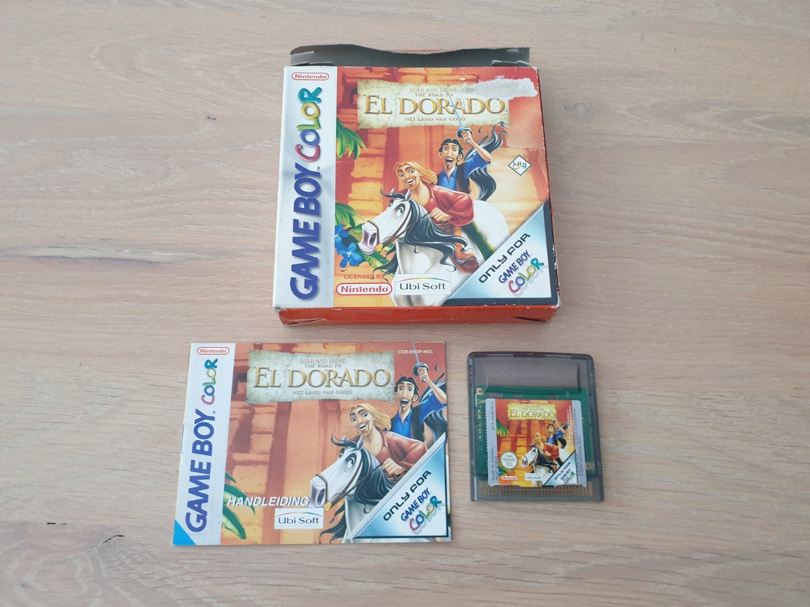 The Road to El Dorado - Game Boy Color (Compleet), Avontuur en Actie, Gebruikt, 1 speler, Ophalen of Verzenden