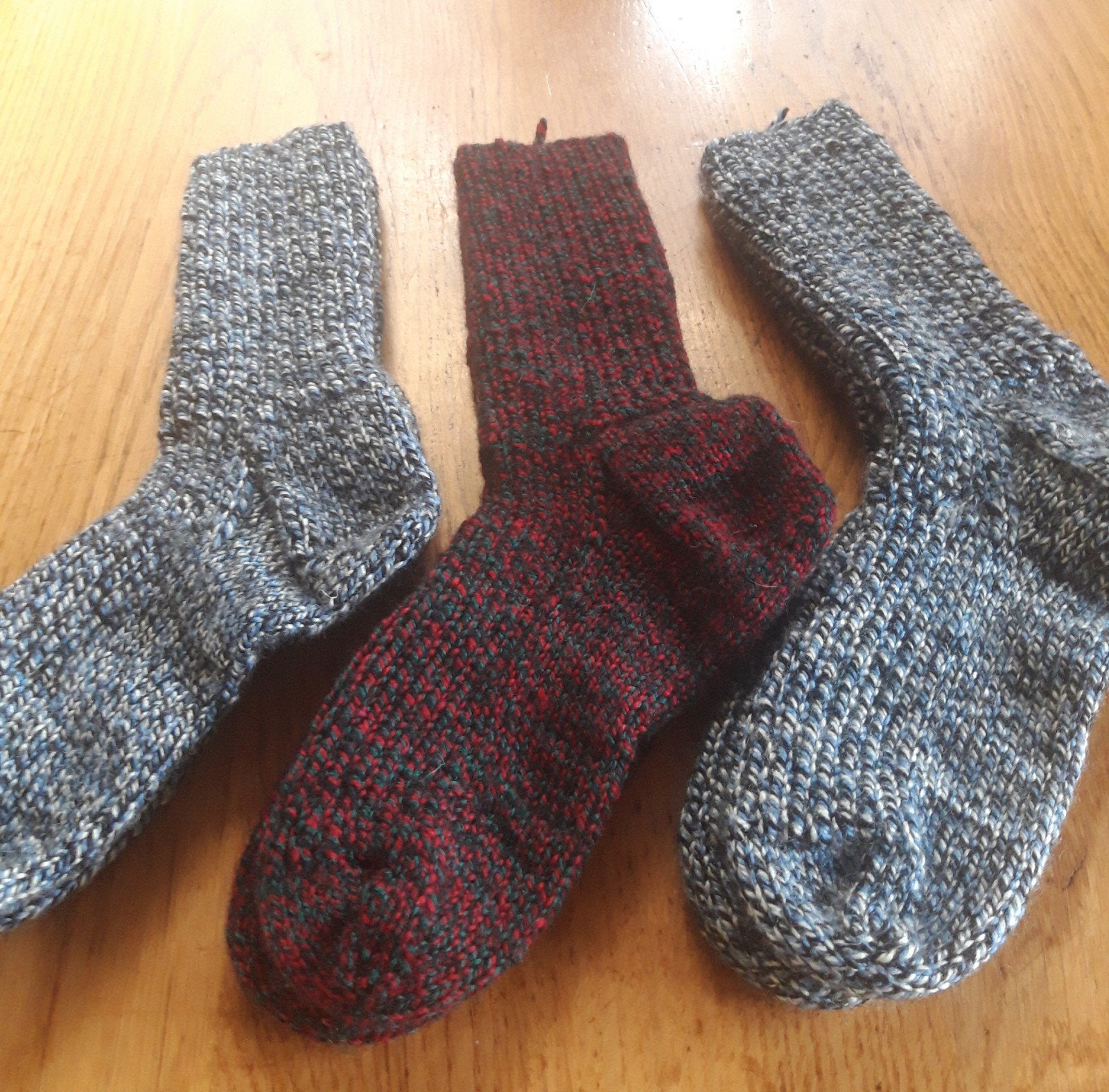 3 paar nieuw gebreide sokken maat 35/36, Kinderen en Baby's, Ophalen, Nieuw, Jongen of Meisje, Sokken