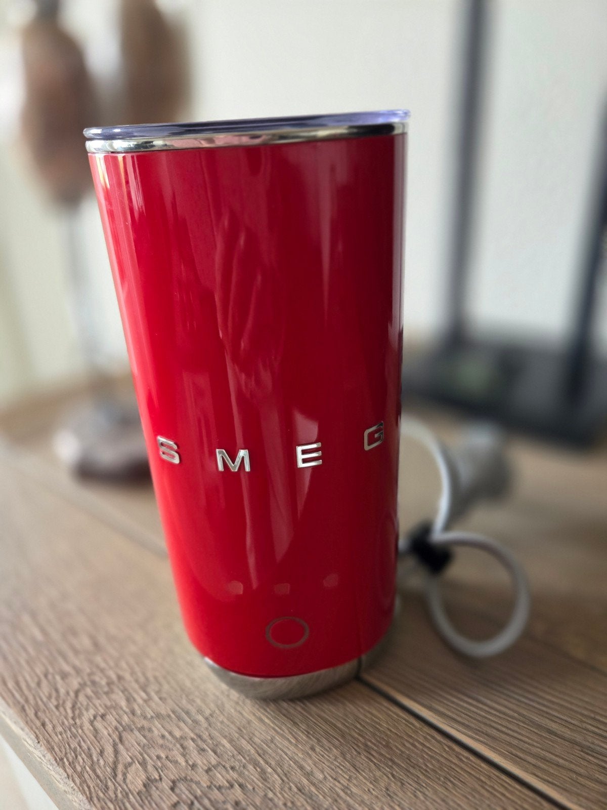 Smeg melk oppschuimer koopje ., Ophalen of Verzenden, Zo goed als nieuw, Elektrische melkopschuimer