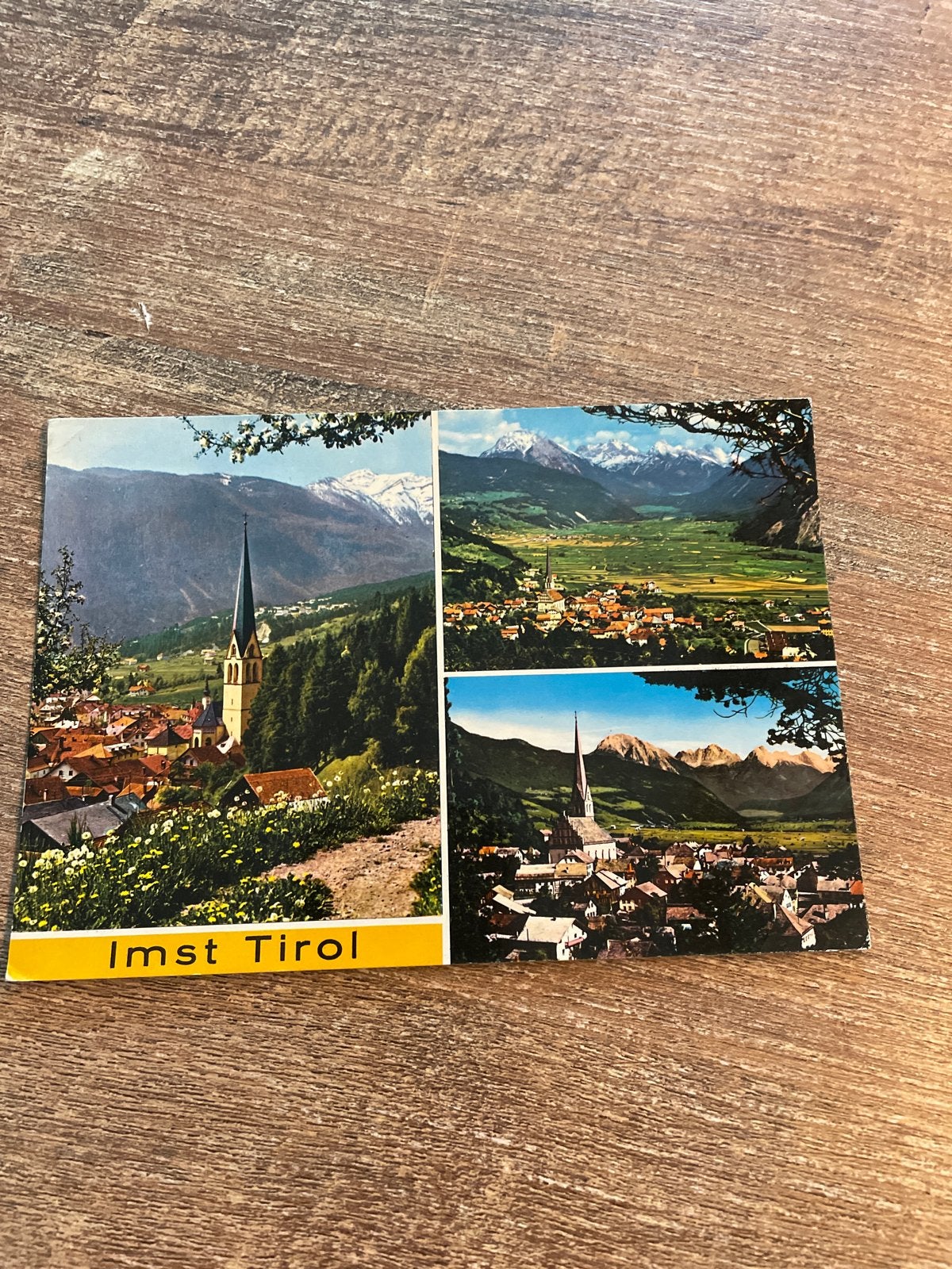 Oostenrijkse ansichtkaart Imst Tirol, gestempeld 1983, Ophalen of Verzenden, 1980 tot heden, Gelopen, Oostenrijk