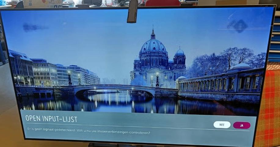 LG OLED55B6V OLED 55 INCH defect, Ophalen, 100 cm of meer, 120 Hz, LG