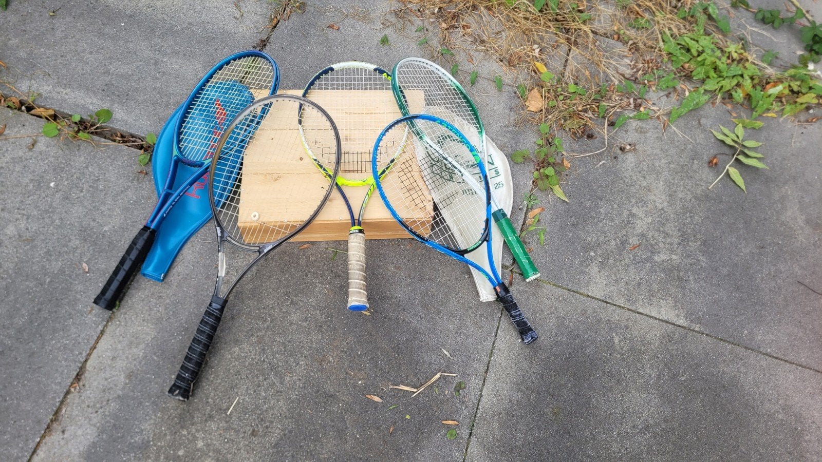 Diverse tennisrackets - Verschillende merken en maten, Sport en Fitness, Ophalen of Verzenden, Gebruikt, Racket, Overige merken