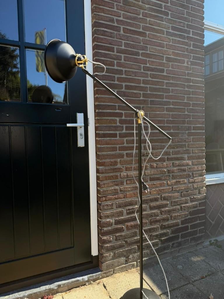 IKEA RANARP staande leeslamp – zwart, Ophalen, Zo goed als nieuw, Metaal, 150 tot 200 cm