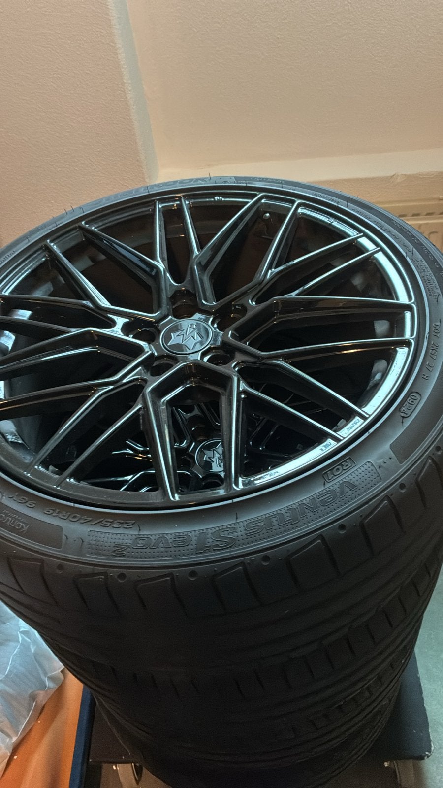 19 inch 5x112 SAYY YGT1 velgen, Gebruikt, Banden en Velgen, 235 mm, Personenwagen