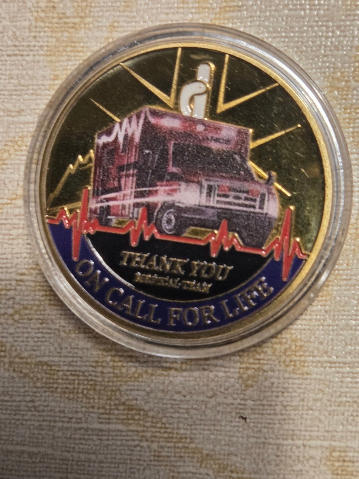 Paramedic's Prayer Challenge Coin - Ambulance, Ophalen of Verzenden