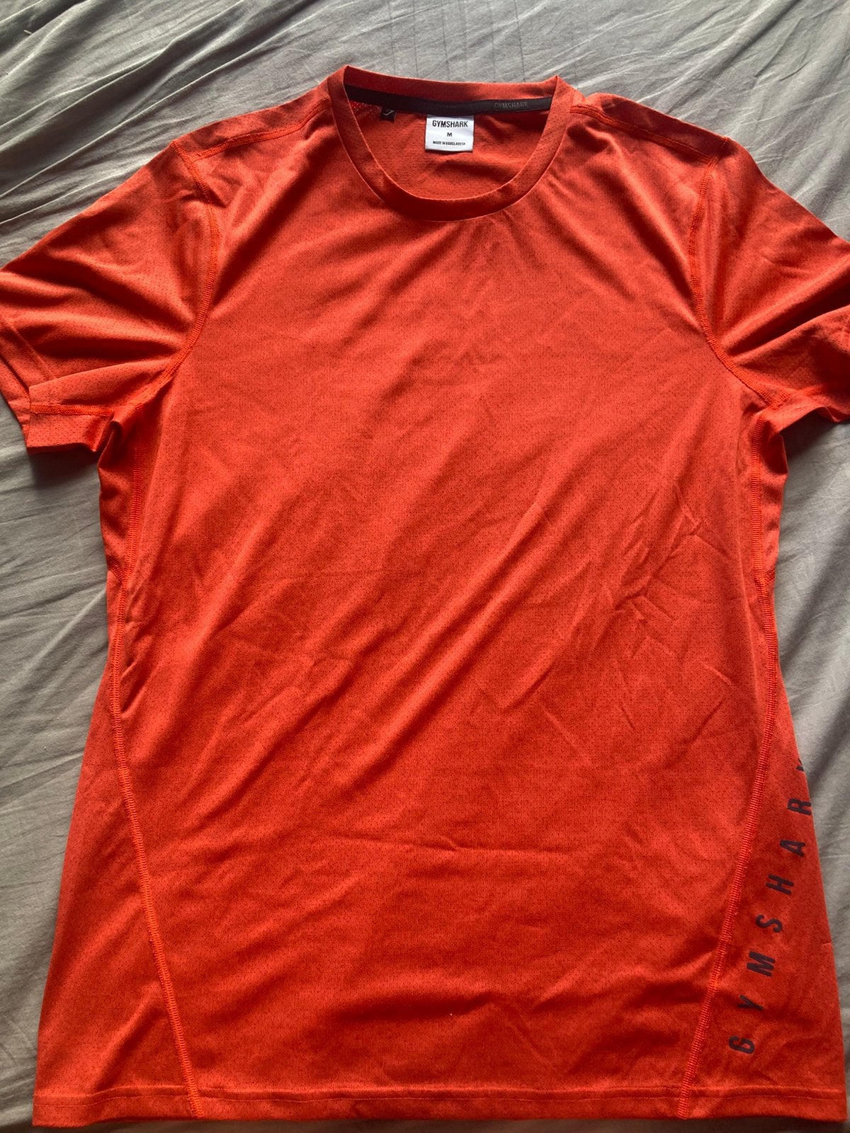 Gymshark T-shirt heren - Nieuw!, Ophalen of Verzenden, Zo goed als nieuw, Oranje