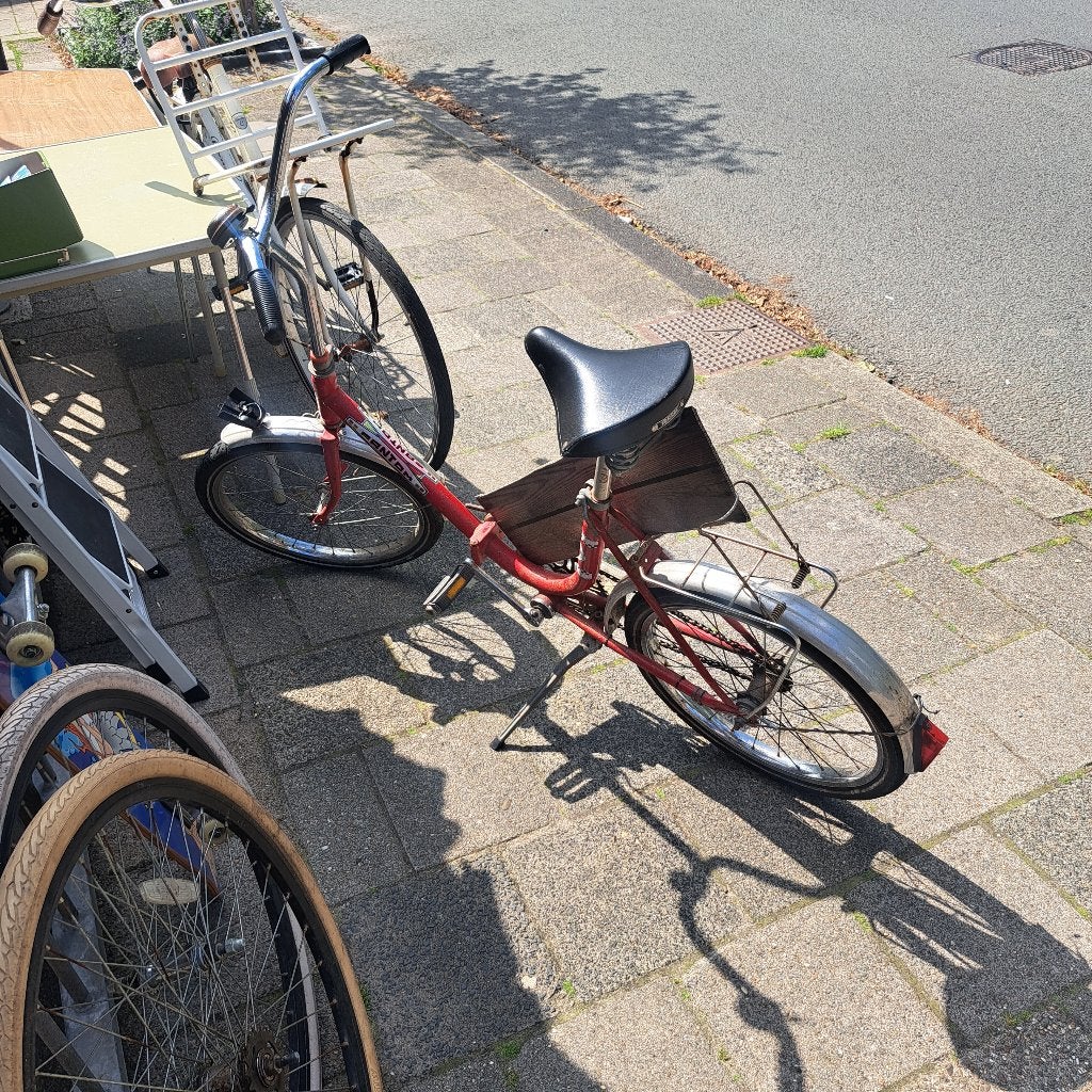 Vouwfiets  of kroegfiets studentenfiets, Fietsen en Brommers, Fietsen | Vouwfietsen, Ophalen, Terugtraprem, Gebruikt, 16 tot 18 inch