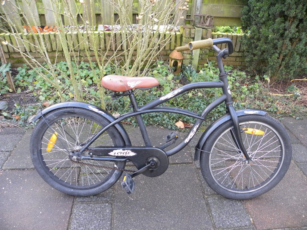 stoere jongensfiets cruiser model 20 inch wielen Johny Logan, Fietsen en Brommers, Ophalen, Gebruikt, Terugtraprem, 20 inch