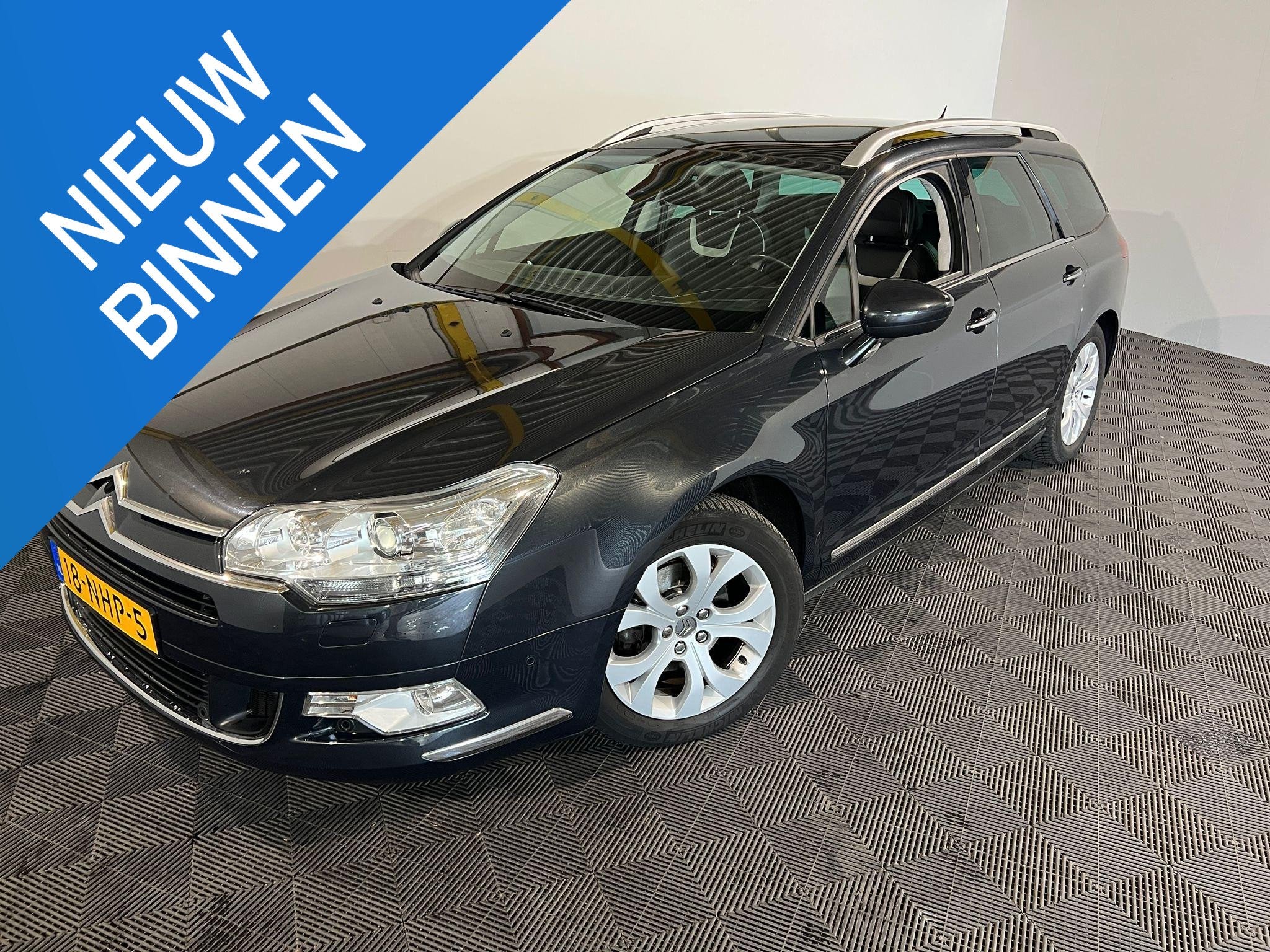 Citroen C5 Tourer 1.6 THP Exclusive, Voorwielaandrijving, Euro 5, Gebruikt, Leder en Stof