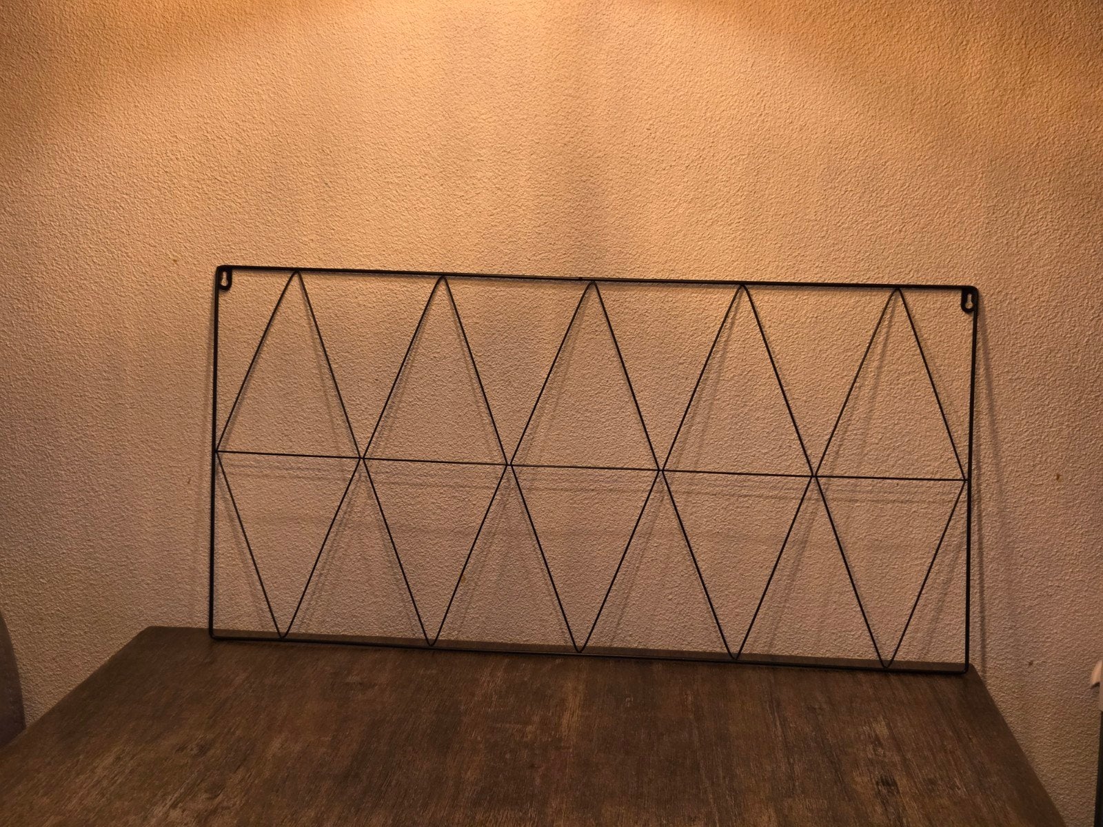 Zwart metalen memobord / prikbord - Zeer goede staat, Ophalen, Zo goed als nieuw, Prikbord
