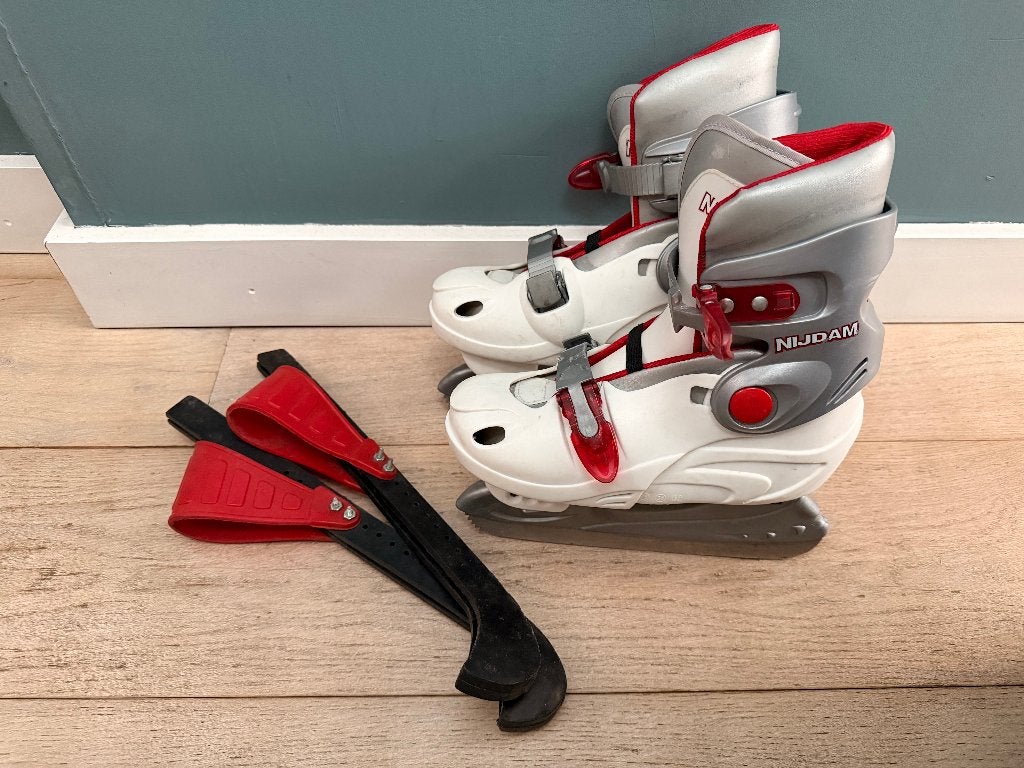 Kinder meegroei hockey schaatsen, Ophalen of Verzenden, Gebruikt, IJshockeyschaatsen, Nijdam