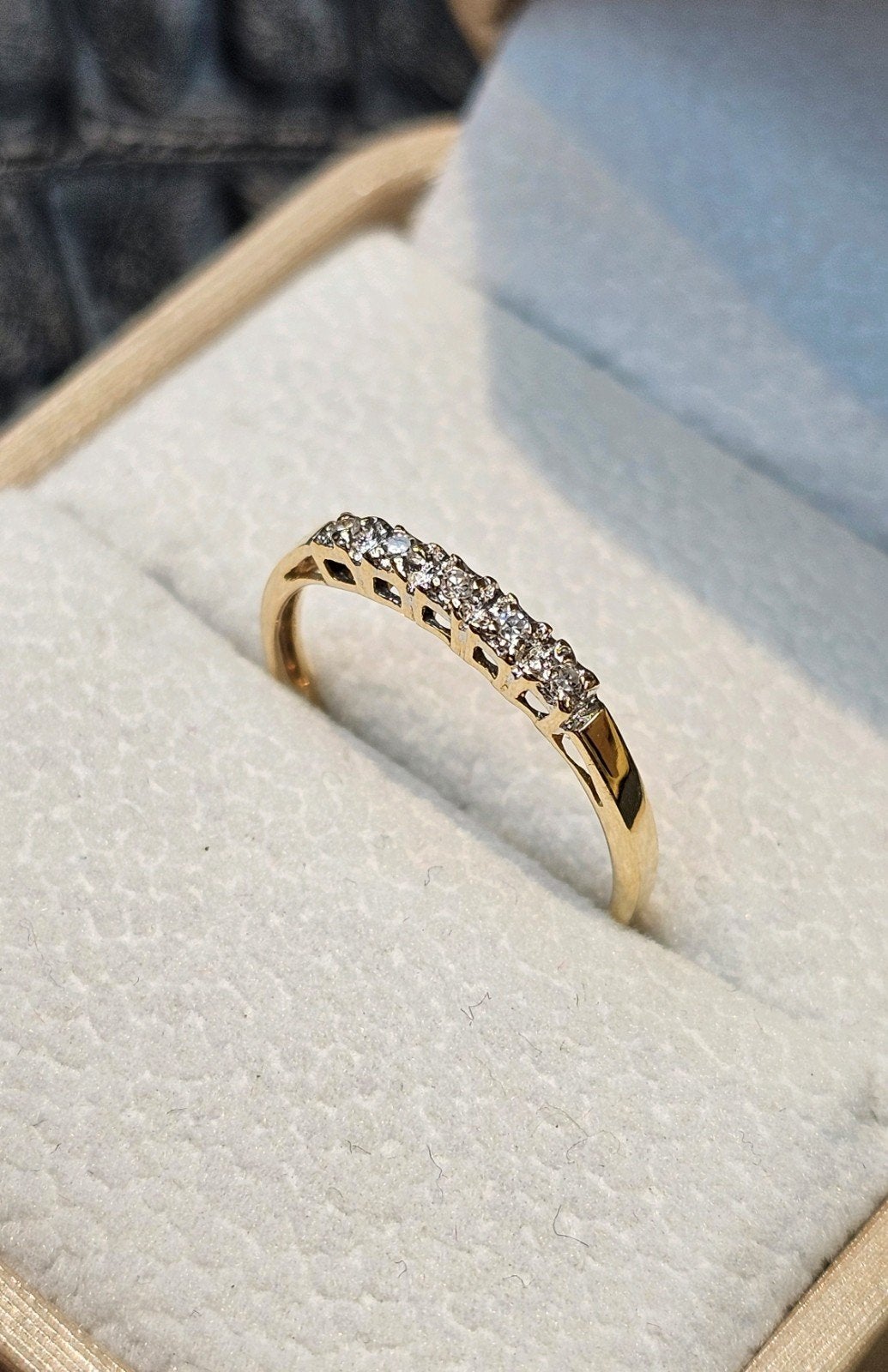 Diamant 14k gouden ring 0.15ct