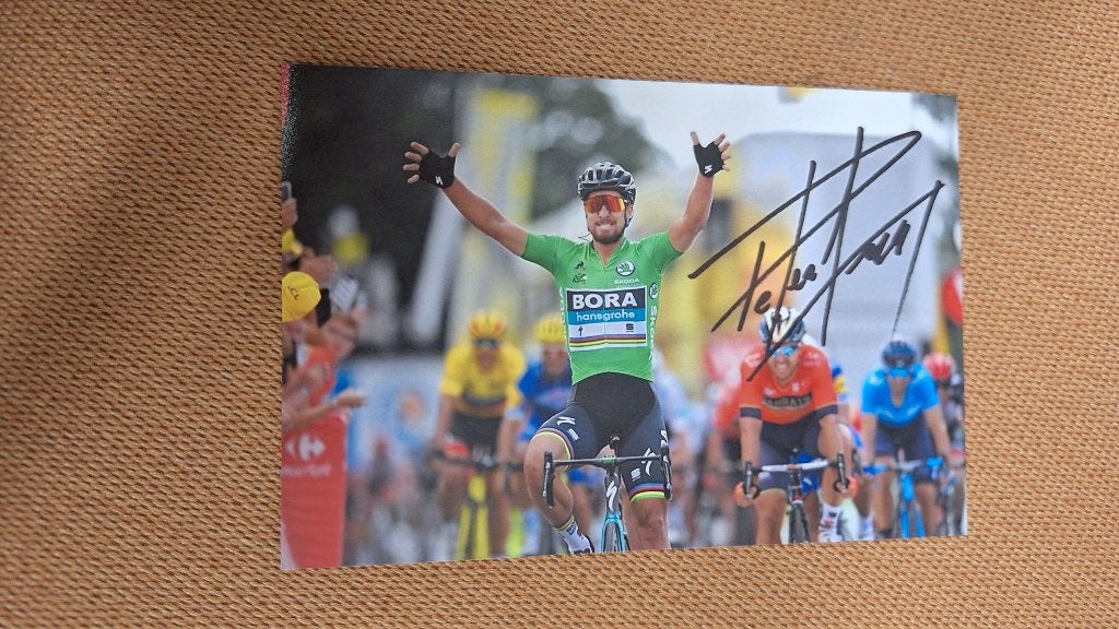 Peter Sagan - Tour # Foto met handtekening (print), Ophalen of Verzenden, Nieuw, Overige sporten, Overige typen