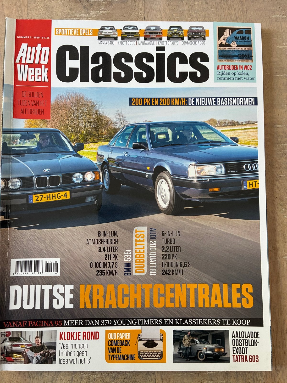 AutoWeek Classics #5 2020: Duitse Krachtcentrales, Boeken, Auto's | Folders en Tijdschriften, Ophalen of Verzenden, Zo goed als nieuw