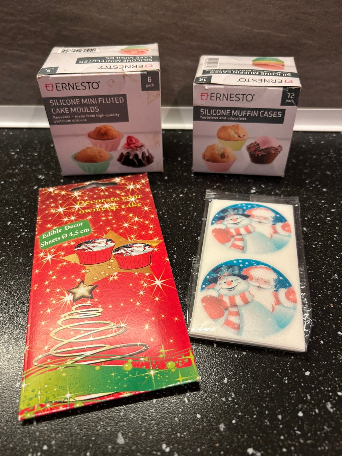 Siliconen muffin vormpjes + decoratie NIEUW, Ophalen of Verzenden, Nieuw