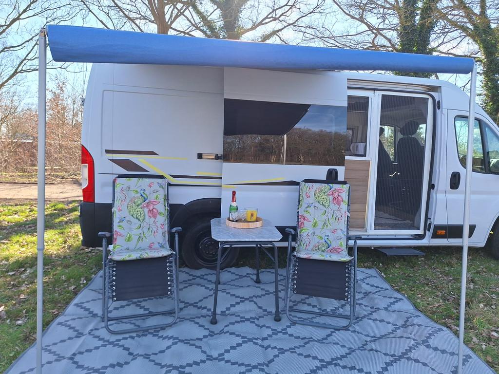 Fiat DUCATO Camper met lengte bedden airco Camera,Cruise,Cli, Caravans en Kamperen, Campers, Buscamper of Camperbus, Reservewiel