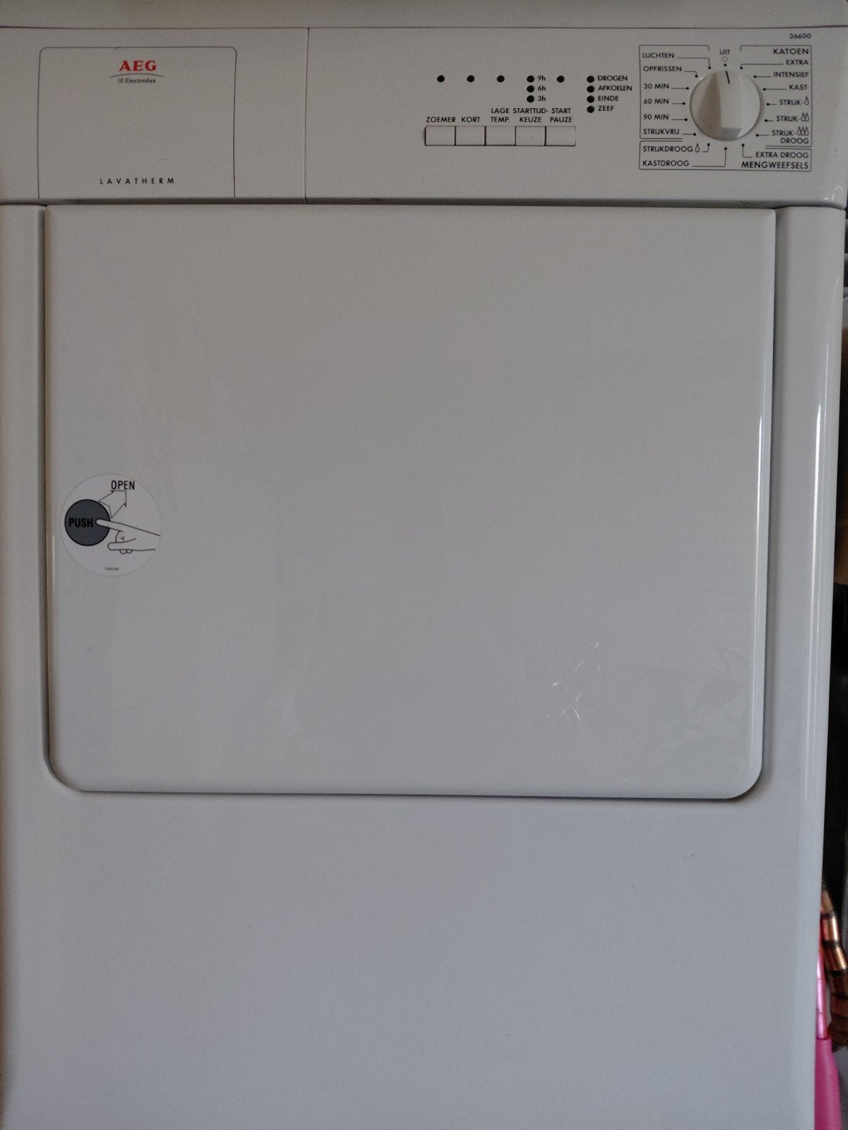 AEG Lavatherm T36600 Luchtafvoer Wasdroger amper gebruikt, Ophalen, 6 tot 8 kg, Gebruikt, Luchtafvoer