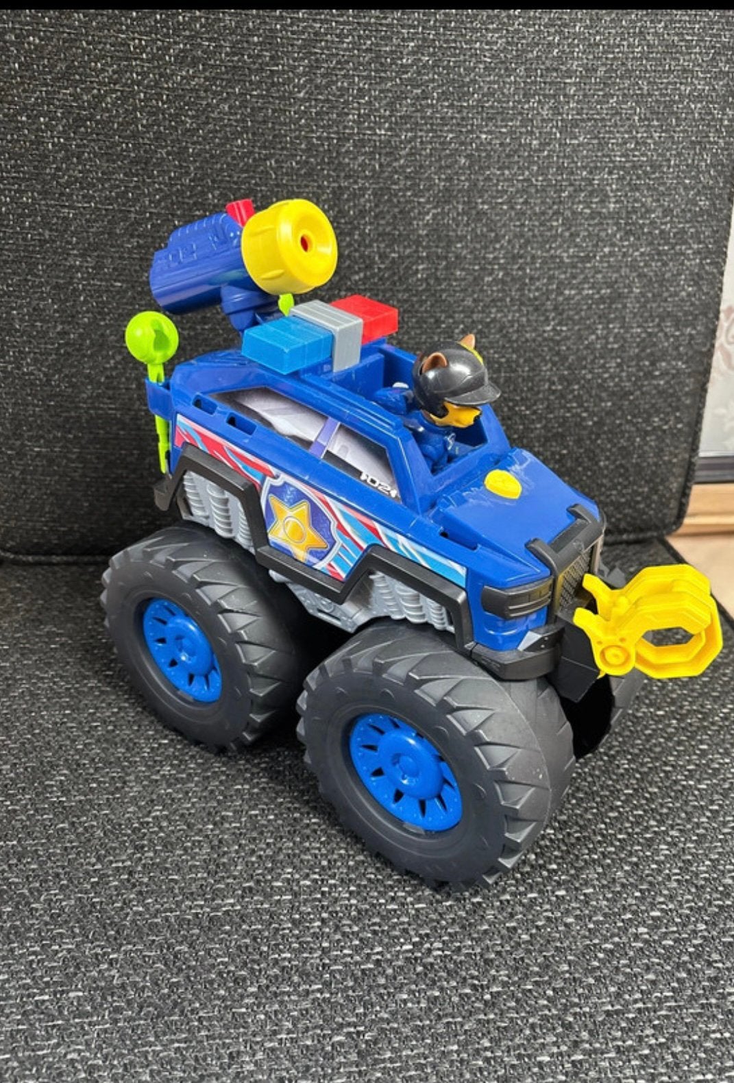 paw patrol chase reddingswagen, Ophalen of Verzenden, Zo goed als nieuw