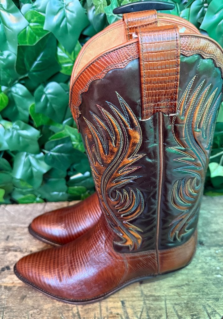 Prachtige aparte vintage leren laarzen van Sendra , maat 41, Bruin, Nieuw, Ophalen of Verzenden, Sendra