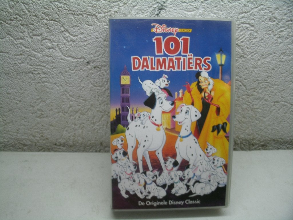 vhs 184a 101 dalmatiers ned gespr, Alle leeftijden, Ophalen of Verzenden, Gebruikt