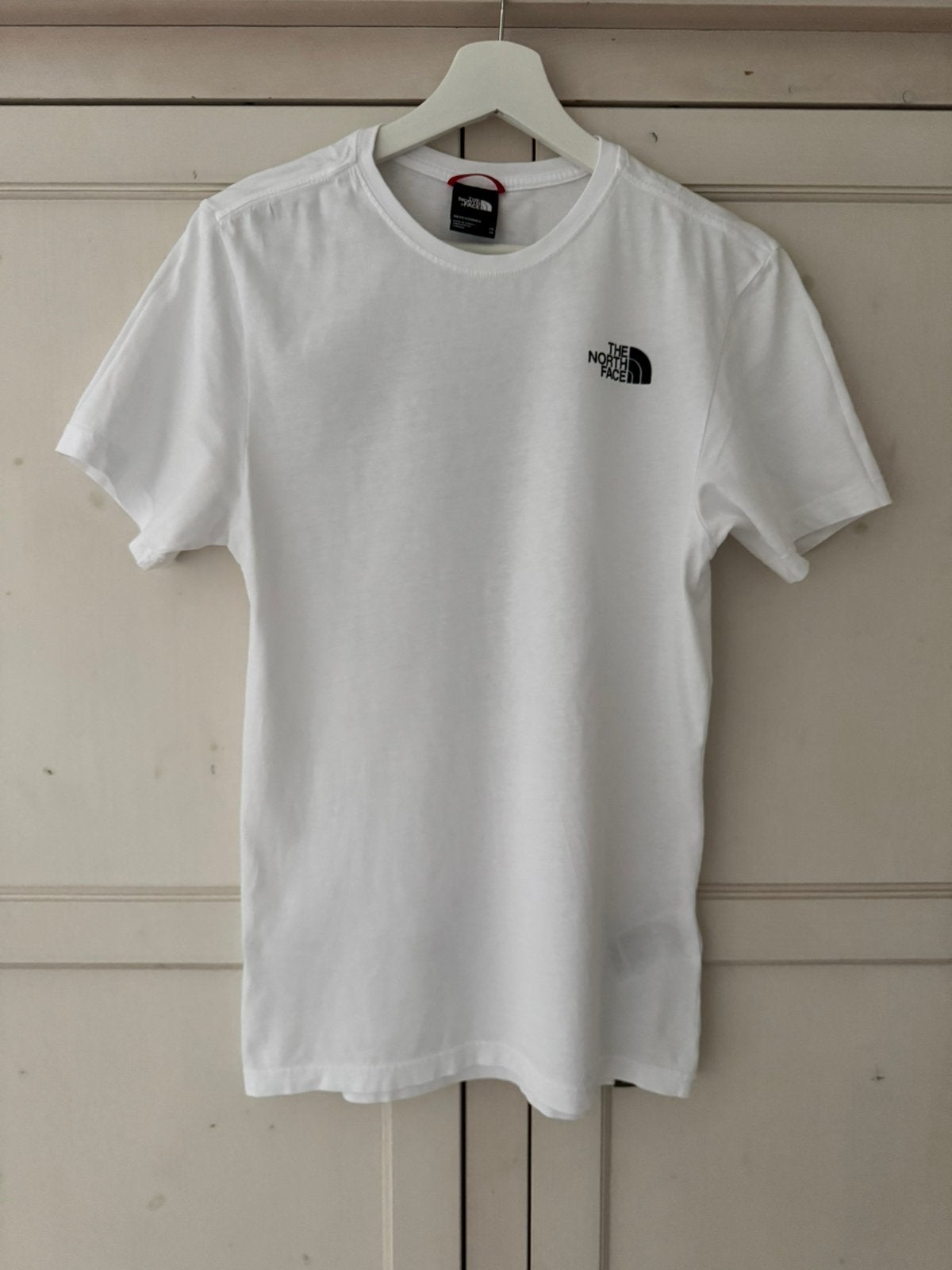 Wit The North Face heren/tiener shirt XS, Ophalen of Verzenden, Zo goed als nieuw, Maat 46 (S) of kleiner, Wit