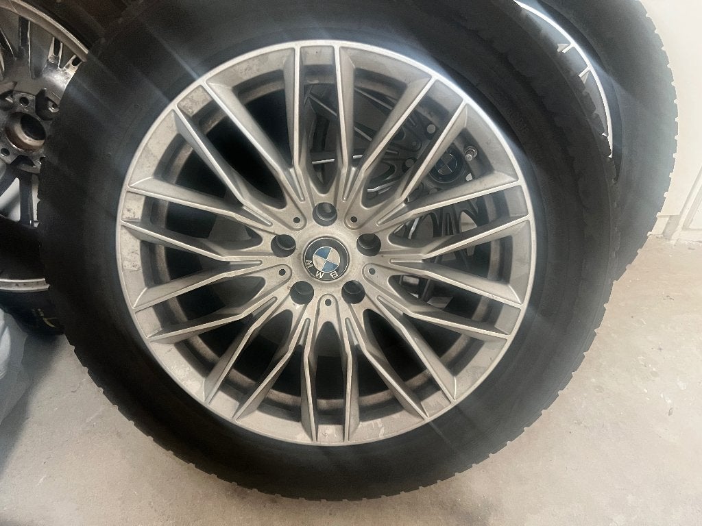 BMW 18" velgen met Toyo Snowprox winterbanden 225/60/R18, Auto-onderdelen, Ophalen, 18 inch, Gebruikt, Banden en Velgen