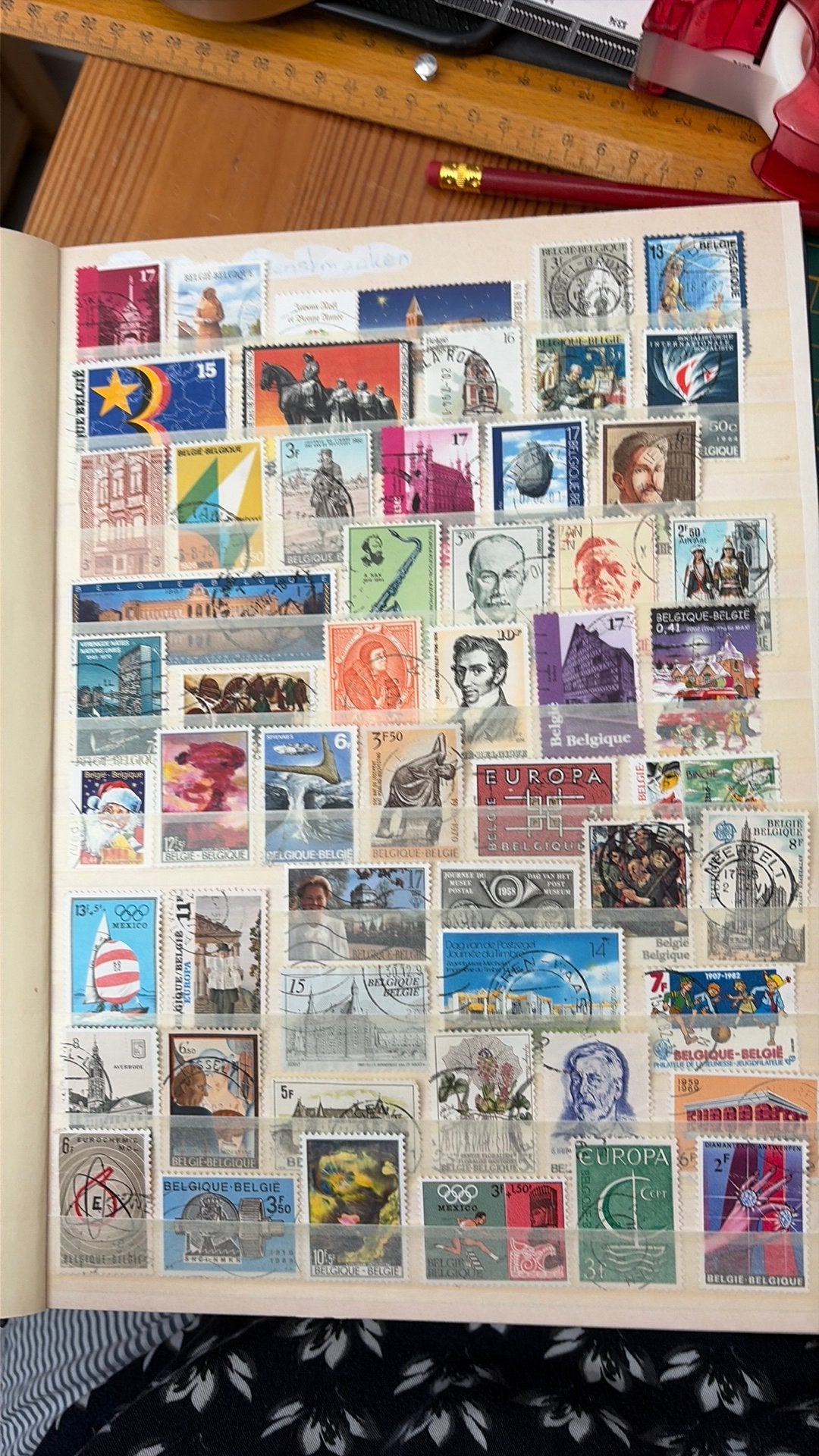 Mooie postzegels Belgie LB1, Verzenden