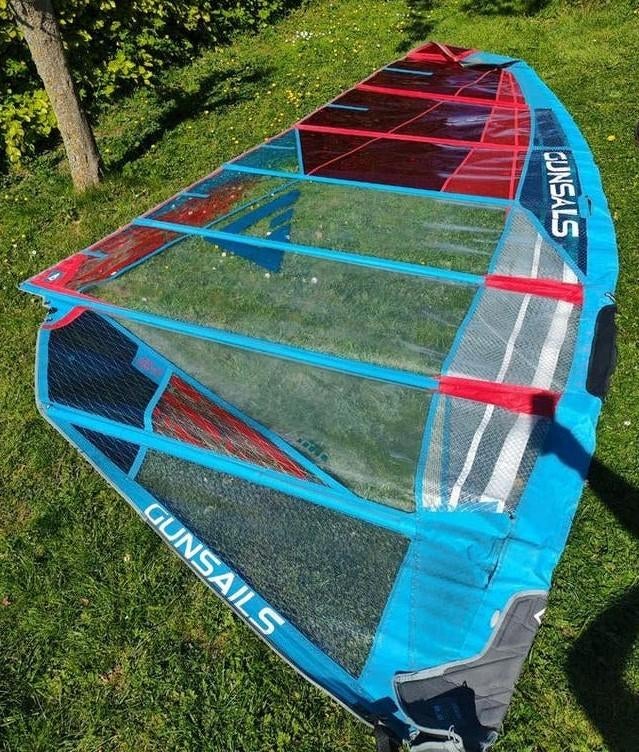 GUNSAILS GS-R 8.6 slalom zeil, Ophalen, 7 m² of meer, Zeil, Gebruikt