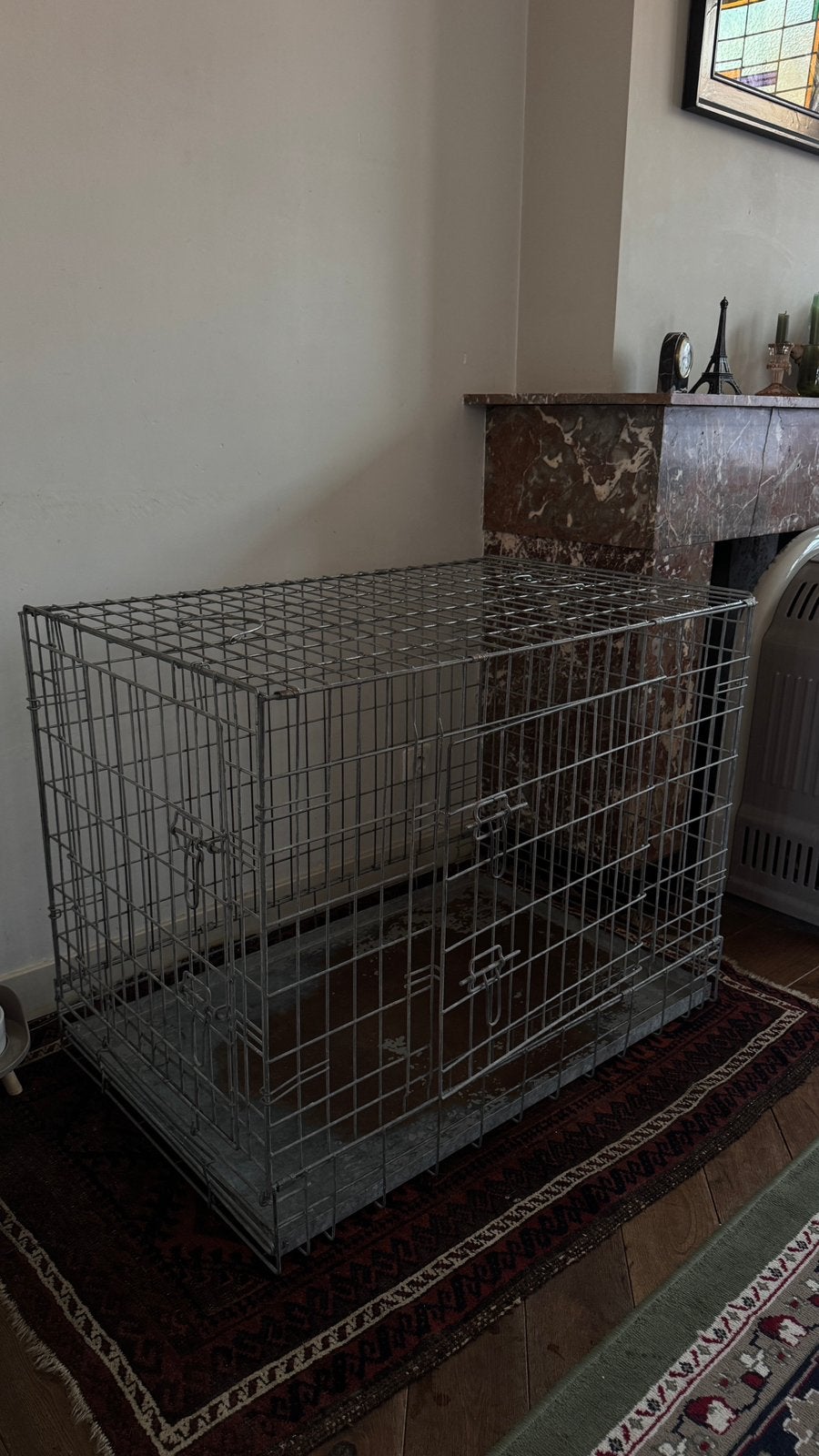 Hondenbench met zinken bodem, Ophalen, Gebruikt
