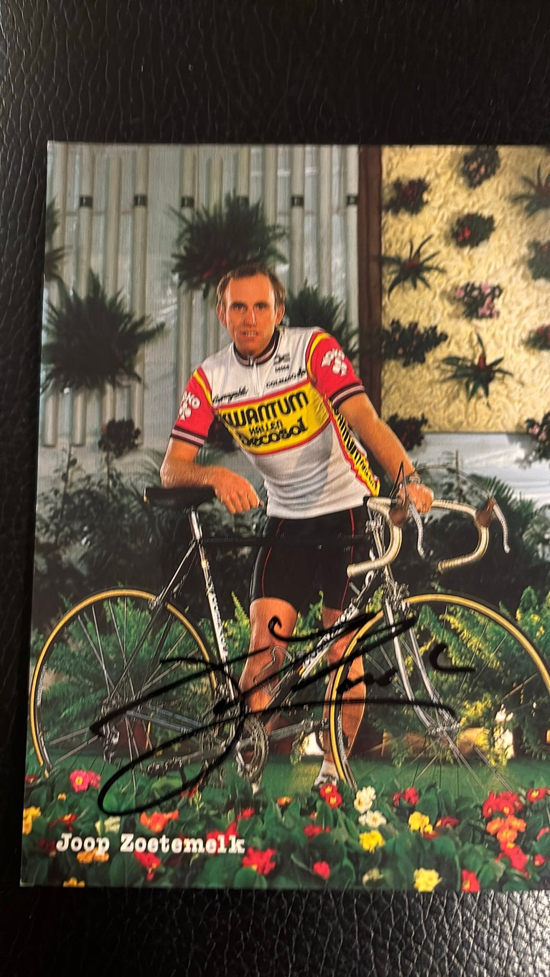 Wielrennen JOOP ZOETEMELK 1985 Wereldkampioen Kwantum, Verzamelen, Verzenden, Zo goed als nieuw, Overige sporten, Spelerskaart
