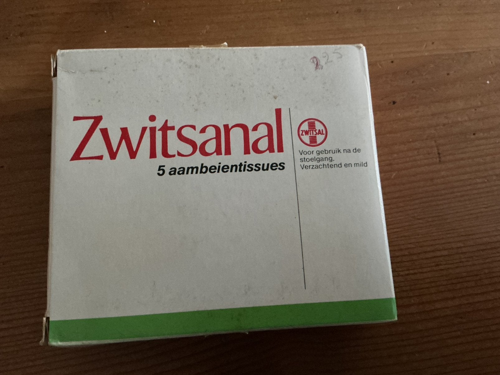 5 zwitsal aambeientissues, Ophalen of Verzenden