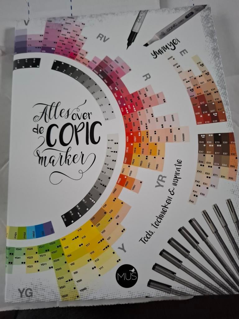 Alles over de Copic Marker Boek, Ophalen of Verzenden, Zo goed als nieuw, Tekenen en Schilderen, Onbekend