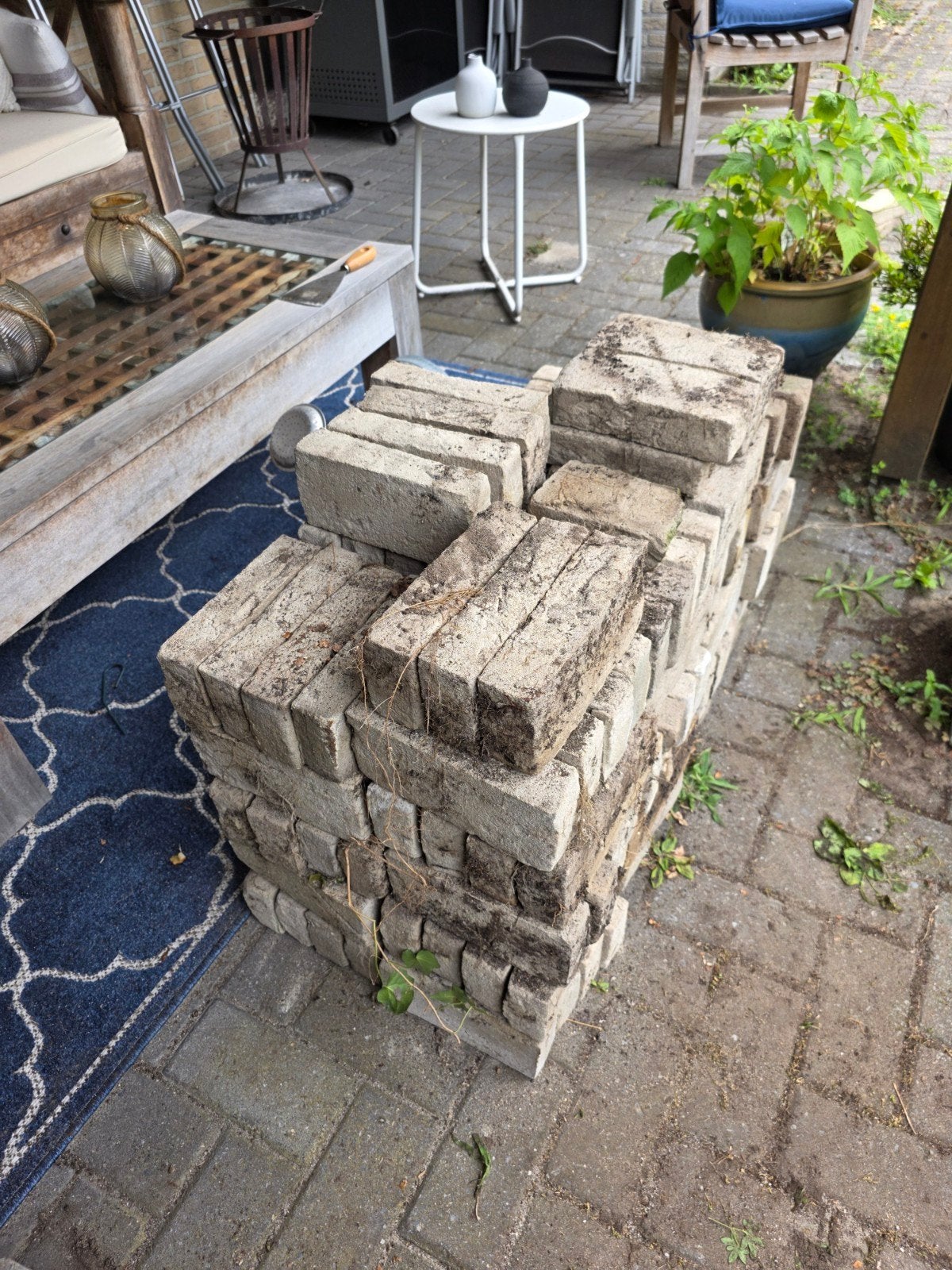 Stenen voor metselwerk, Doe-het-zelf en Verbouw, Metselstenen, Ophalen, Gebruikt, Beton