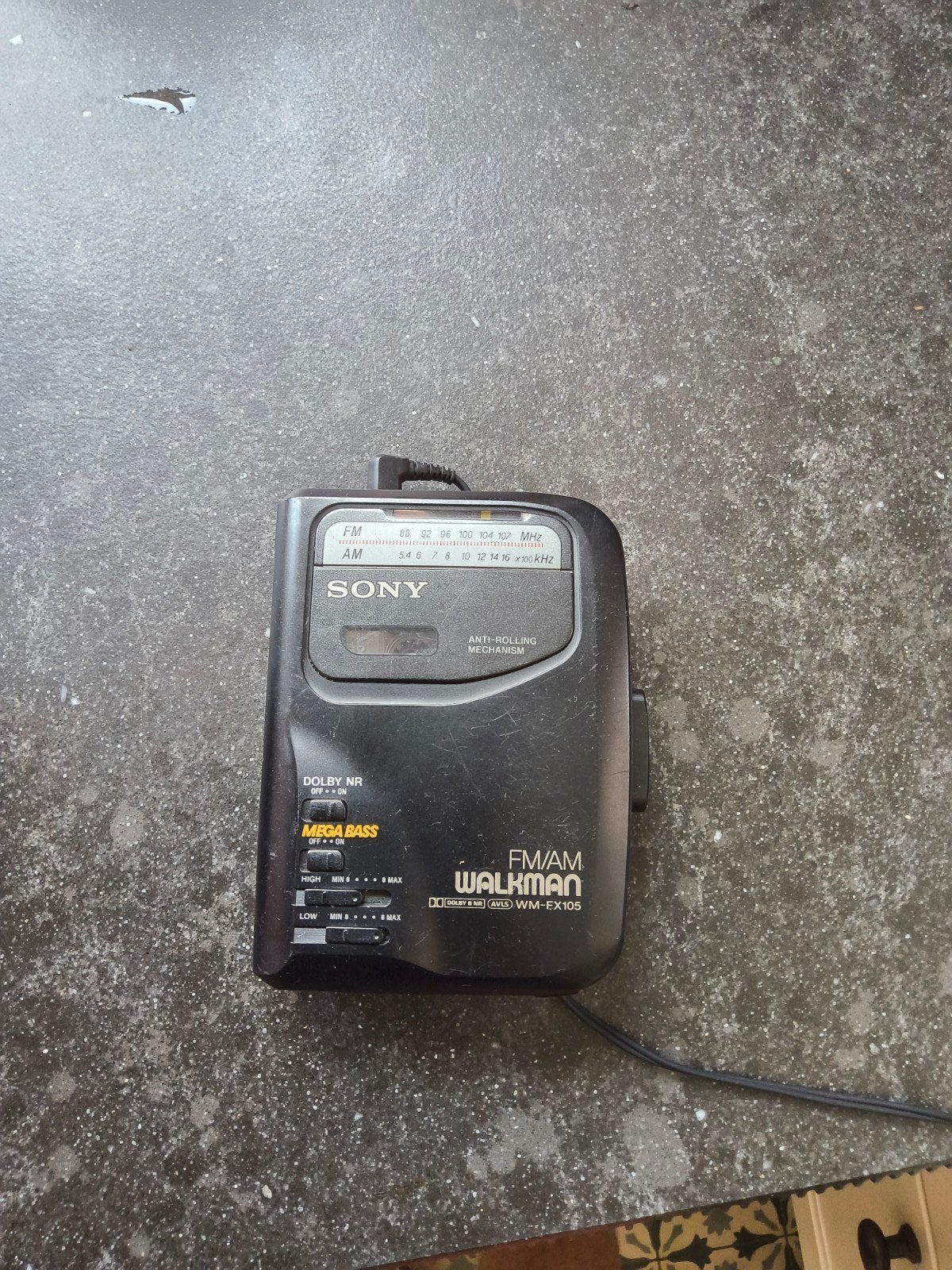 walkman wm ex105, Ophalen of Verzenden, Walkman