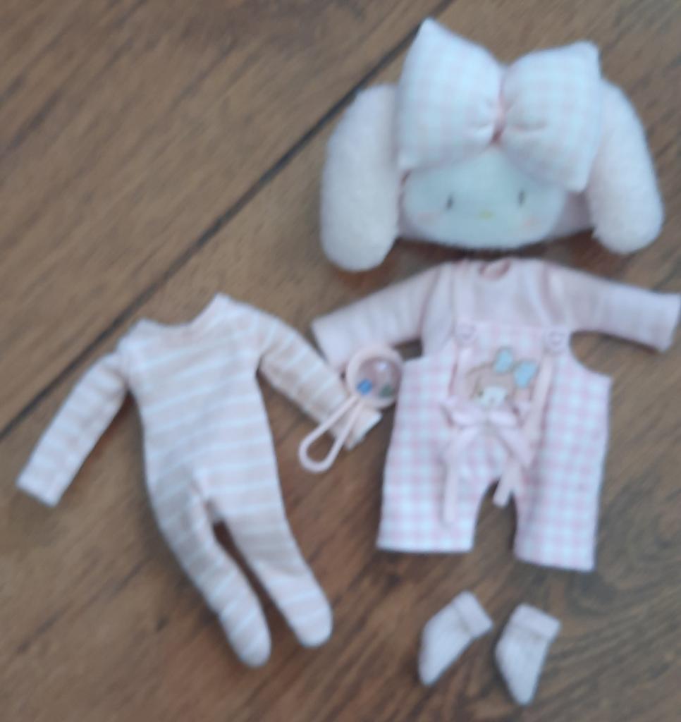 Bjd ob11, SANRIO my melody, kleding setje met onesuit., Ophalen of Verzenden, Nieuw, Kleertjes